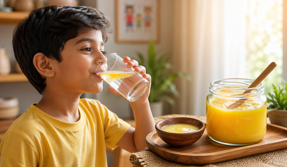 ghee with warm water